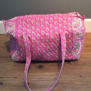 Pink Vera Bradley duffle